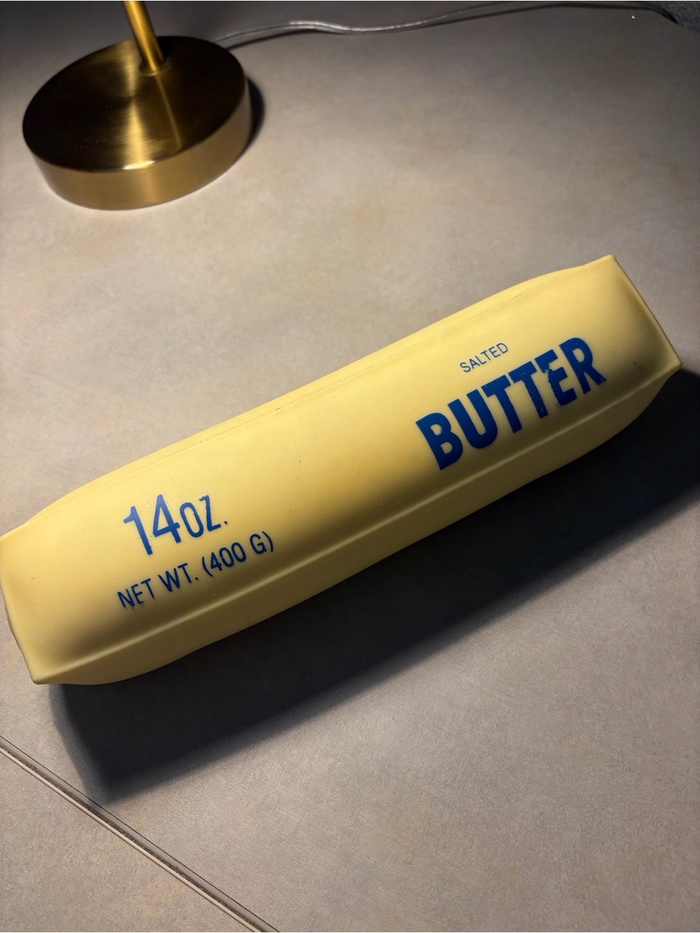 XL Yellow Butter Squish - Slow Rebound Stress Toy